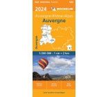 Carte Régionale Auvergne 2024