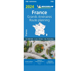 Carte Nationale France - Grands itinéraires/Route planning 2024