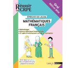 Réussir mon CRPE : épreuve orale - leçon compil Maths/Français - 2022