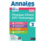 Annales Brevet 2022 - Physique-Chimie - SVT - Technologie - Corrigé