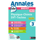 Annales Brevet 2023- Physique Chimie - SVT - Techno - Corrigé