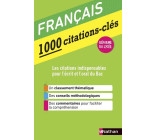 1000 citations-clés - Français