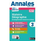 Annales Brevet 2021 Histoire Géographie Enseignement Moral et Civique - Corrigé