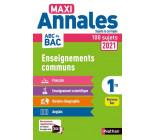 Maxi Annales ABC du BAC 2021 Enseignements communs 1re - Corrigé