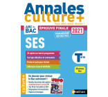 Annales Bac 2021 Sciences Economiques et Sociales - Terminale - Culture +