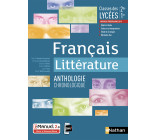 Français - Littérature - Anthologie chronologique - 2ème/1ère - Livre + licence élève 2019