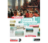 Histoire-Géographie EMC 1re - Voie technologique - Enseignement commun - Livre + licence élève