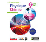 Physique-chimie 2ème Bac Pro (Manuel) (Spirales) Livre + Licence élève 2019