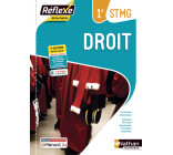 Droit 1ère STMG (Pochette Réflexe) Livre + Licence élève - 2021