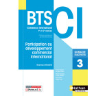 Participation au développement commercial international - BTS CI Livre + licence élève 2021