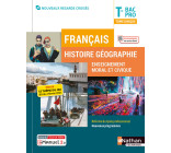 Français Histoire-Géographie EMC Term Bac pro - Livre + Licence élève (Regards croisés) - 2021