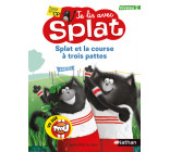 Je lis avec Splat : Splat et la course à trois pattes - Niveau 2