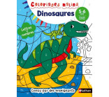 Coloriages malins: Les dinosaures - Lettres et nombres GS