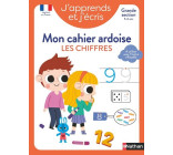 J'apprends et j'écris - Mon cahier ardoise Les chiffres GS