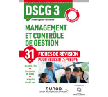 DSCG 3 - Management et contrôle de gestion - Fiches de révision