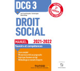 DCG 3 Droit social - Manuel - 2021/2022