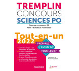 Tremplin Concours Sciences Po Tout-en-un 2022 - Concours commun IEP, Paris, Bordeaux, Grenoble