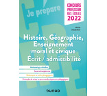 Concours Professeur des écoles 2022 - Histoire Géographie EMC