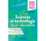 Concours Professeur des écoles 2022 - Sciences et technologie - Ecrit/admissibilité