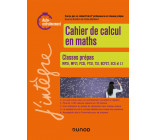 Cahier de calcul en maths