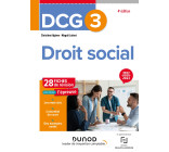 DCG 3 Droit social - Fiches de révision - 2022/2023