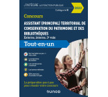 Concours Assistant (principal) territorial de conservation du patrimoine et des bibliothèques - 2023