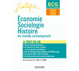 ECG 1 ET ECG 2 -  Economie, Sociologie, Histoire du monde contemporain 2023-2024