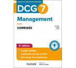 DCG 7 - Management - Corrigés - 3e éd.