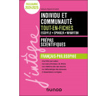 Individu et communauté - Tout-en-fiches - Prépas scientifiques Français-philosophie - 2024-2025