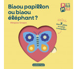 Mes premiers livres pêle mêle - Bisou papillon ou bisou élephant ?