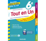 Tout en Un 6e - Leçons, méthodes et exercices - Nouveau Cahier du jour Cahier du soir