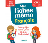 Mes fiches mémo Français CM2 - Bilan école primaire