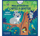 Mes premières cartes à gratter - Bébés animaux