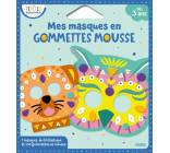 Mes masques en gommettes mousse