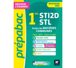 Prépabac 1re STI2D/STL - Toutes les matières communes - Cours et entraînement contrôle continu 2025