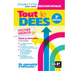 Tout le DEES en fiches mémos - Diplôme d'état Educateur spécialisé - 2e édition - Révision