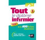 Tout le Diplôme Infirmier en fiches mémos - DEI - UE 1.1 à 6.2 - IFSI - Entrainement révision 3e Ed