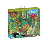 MA BOITE A PUZZLE 12P ANIMAUX