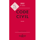 Code civil 2022, annoté. 121e éd.