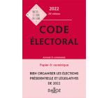 Code électoral 2022 28ed - Annoté