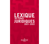 Lexique des termes juridiques 2021-2022 29ed