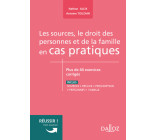 Sources, le droit des personnes et de la famille en cas pratiques