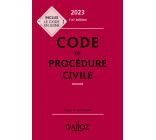 Code de procédure civile 2023 114ed - Annoté