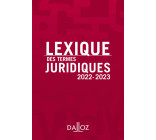 Lexique des termes juridiques 2022-2023 30ed