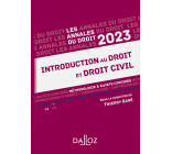 Annales Introduction au droit et droit civil 2023