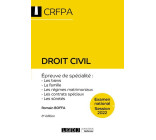 Droit civil - CRFPA - Examen national Session 2022