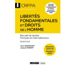 Libertés fondamentales et droits de l'homme - CRFPA - Examen national Session 2022