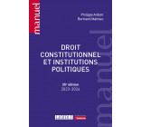 Droit constitutionnel et institutions politiques