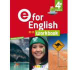 E for English 4e - Anglais Ed. 2017  - Workbook