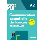 100% FLE - Communication essentielle du français A2 - Livre + didierfle.app